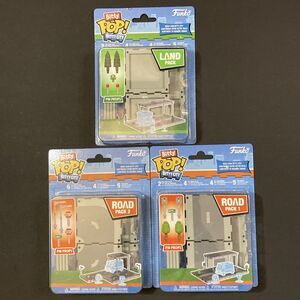 NEW Funko Bitty Pop! Bitty City 3 Pack NIB Land Pack, Road Pack 1 & 2